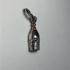 Brighton Charm Champagne Bottle says "Brighton Bubbly" with a heart!